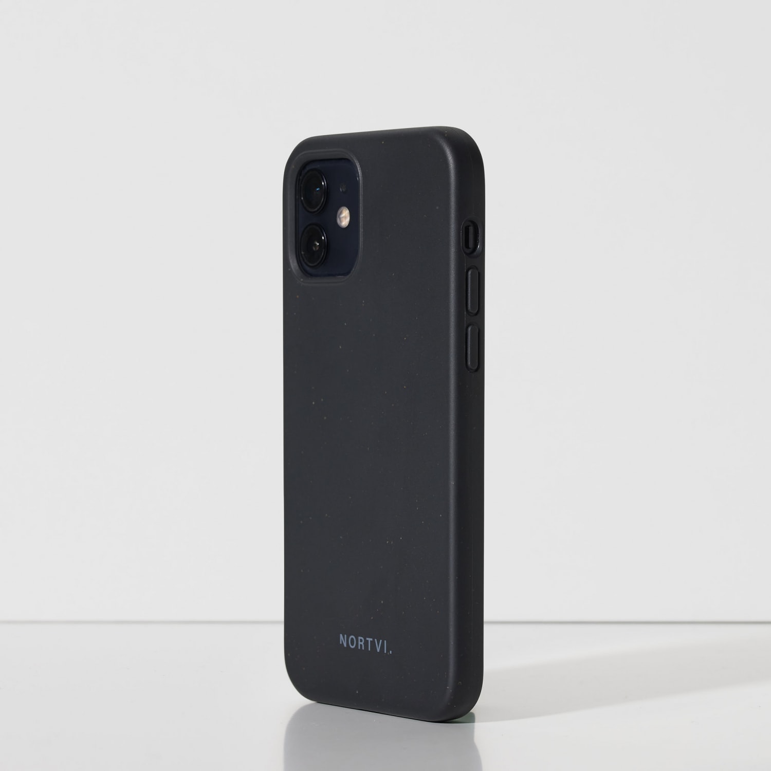 NORTVI black phone case for iPhone 12 case