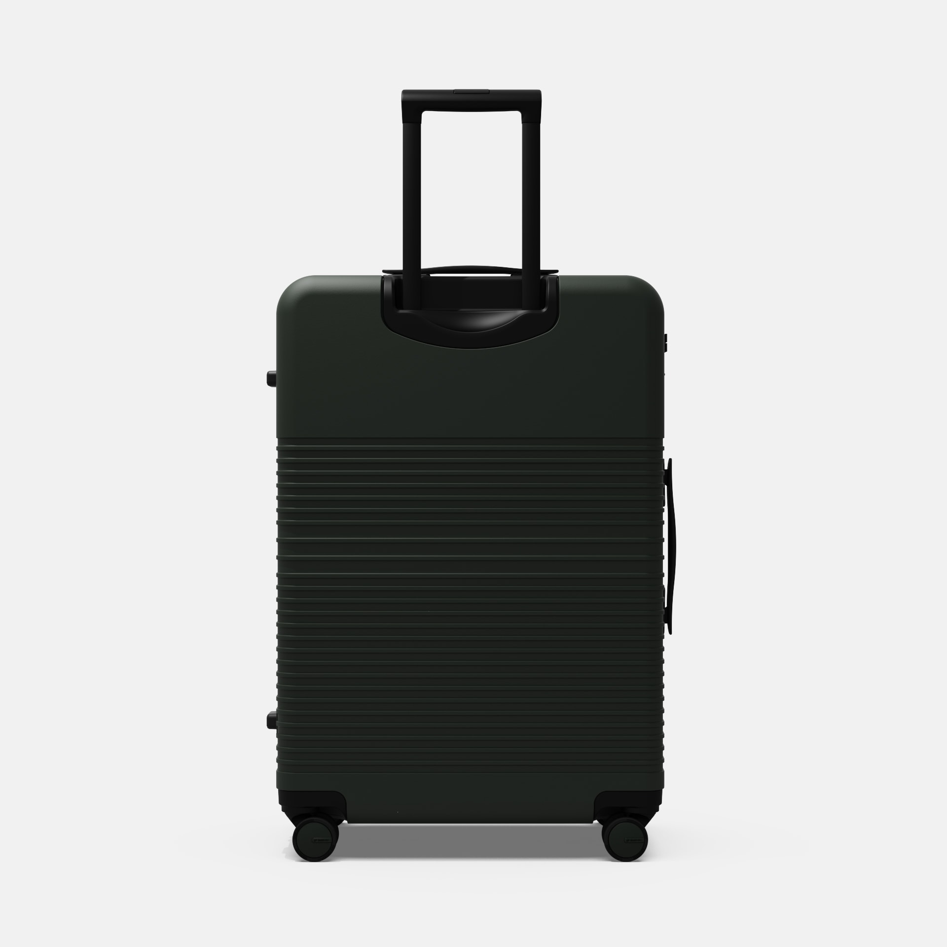 Nortvi dark green check-in suitcase