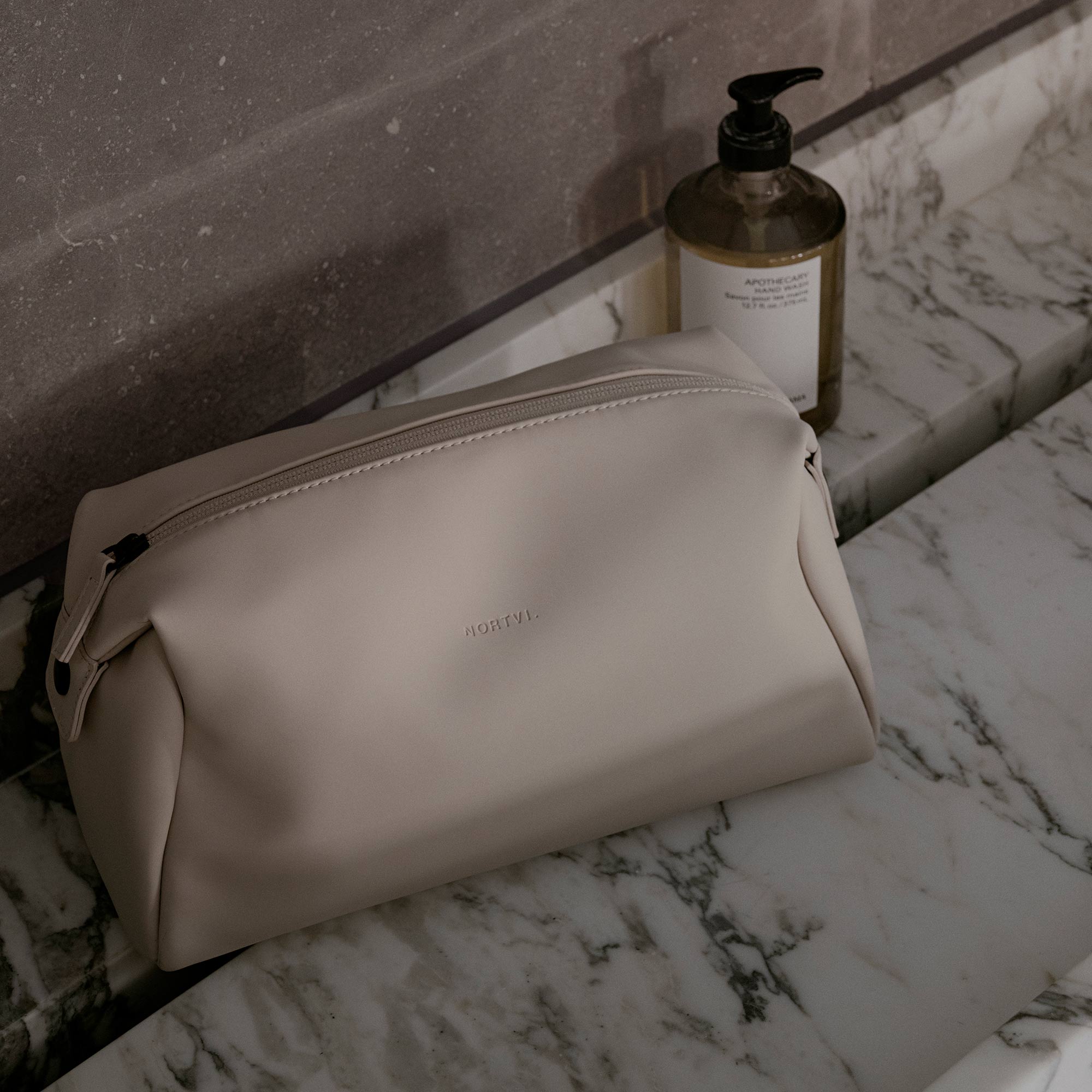 White company toiletry online bag