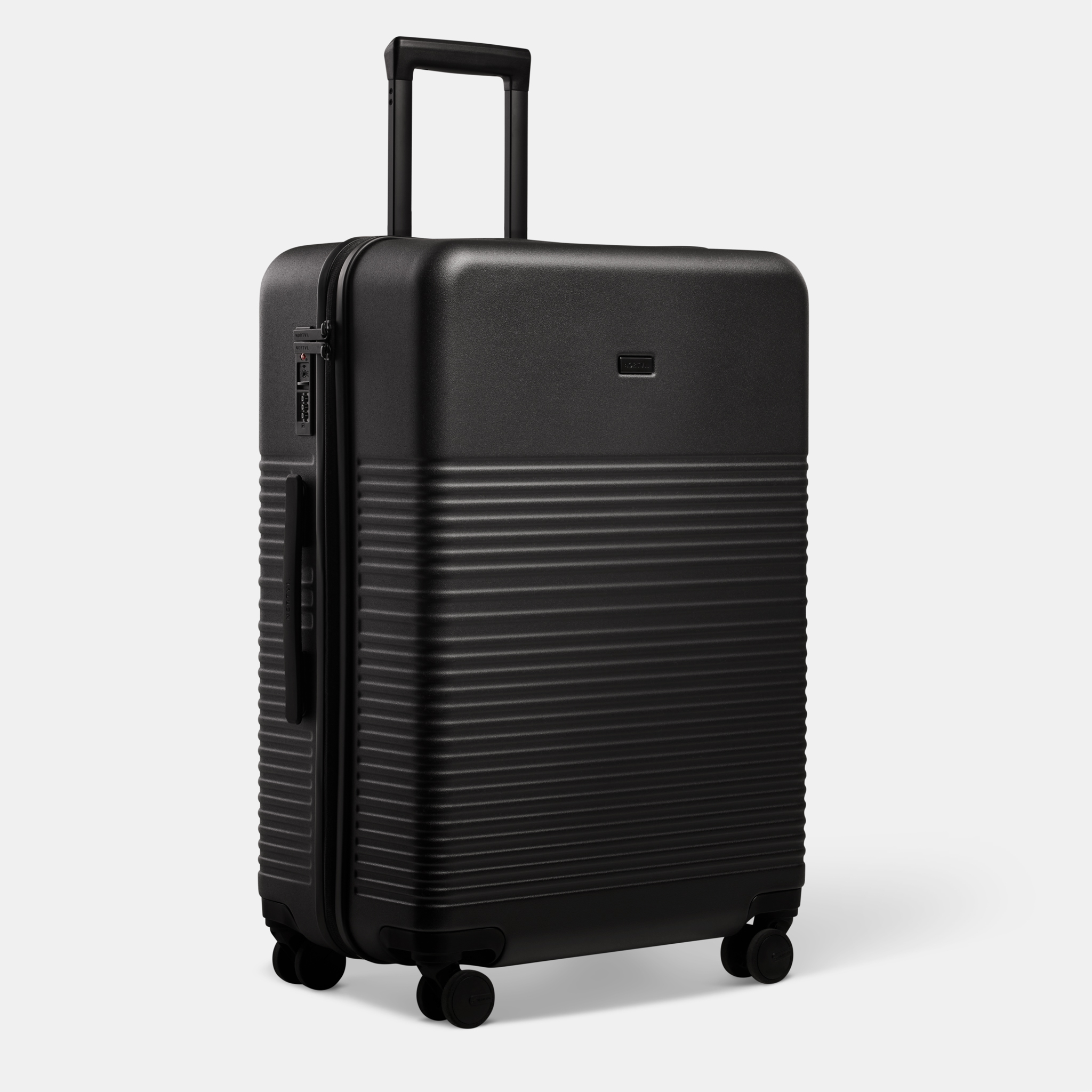 Nortvi - Medium Check-in Suitcase - Midnight Black - 67 X 45 X 27 Cm - 77 Litres