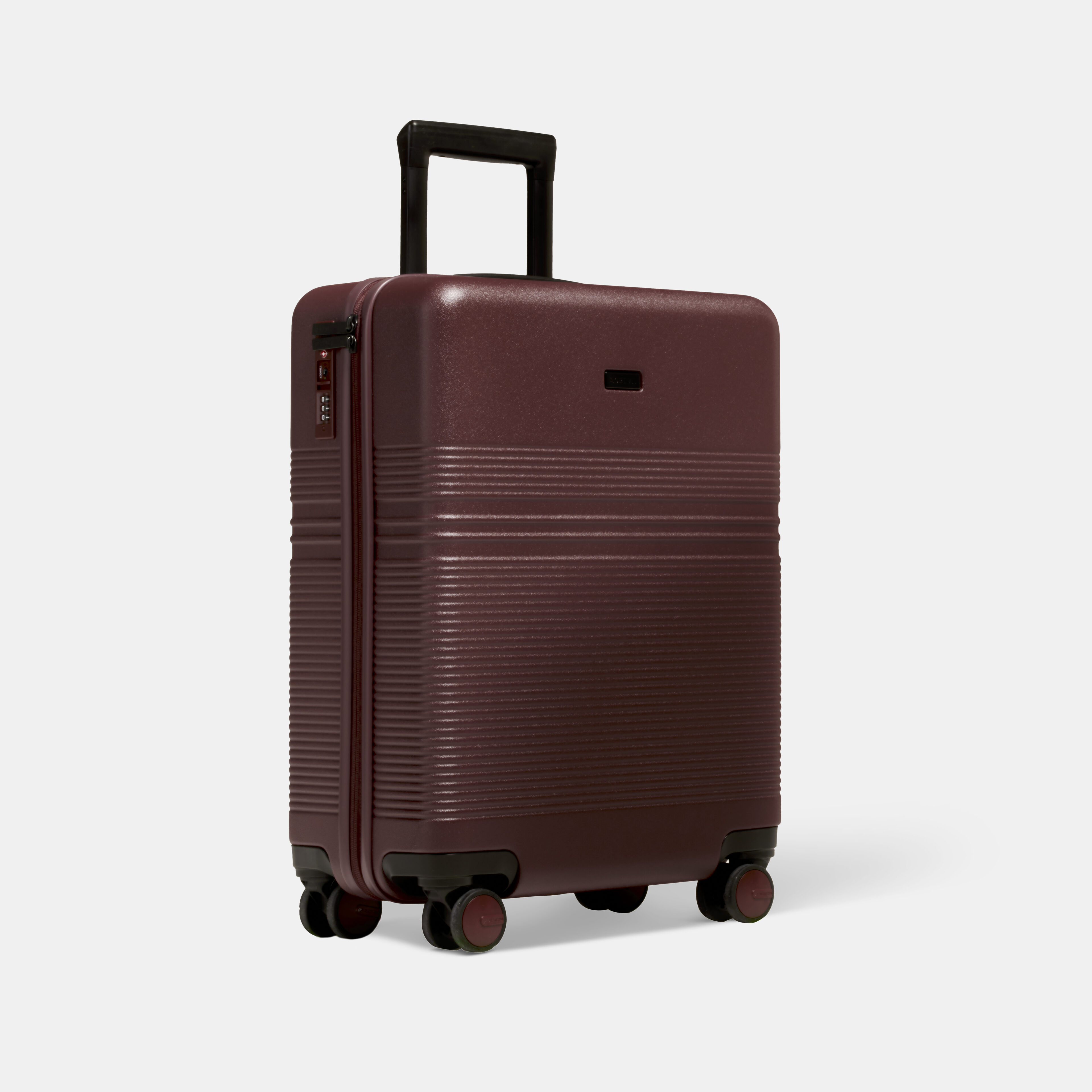Nortvi - Carry-on Suitcase - Essential Edition - Burgundy - 55 X 35 X 21.5 Cm - 36 Litres