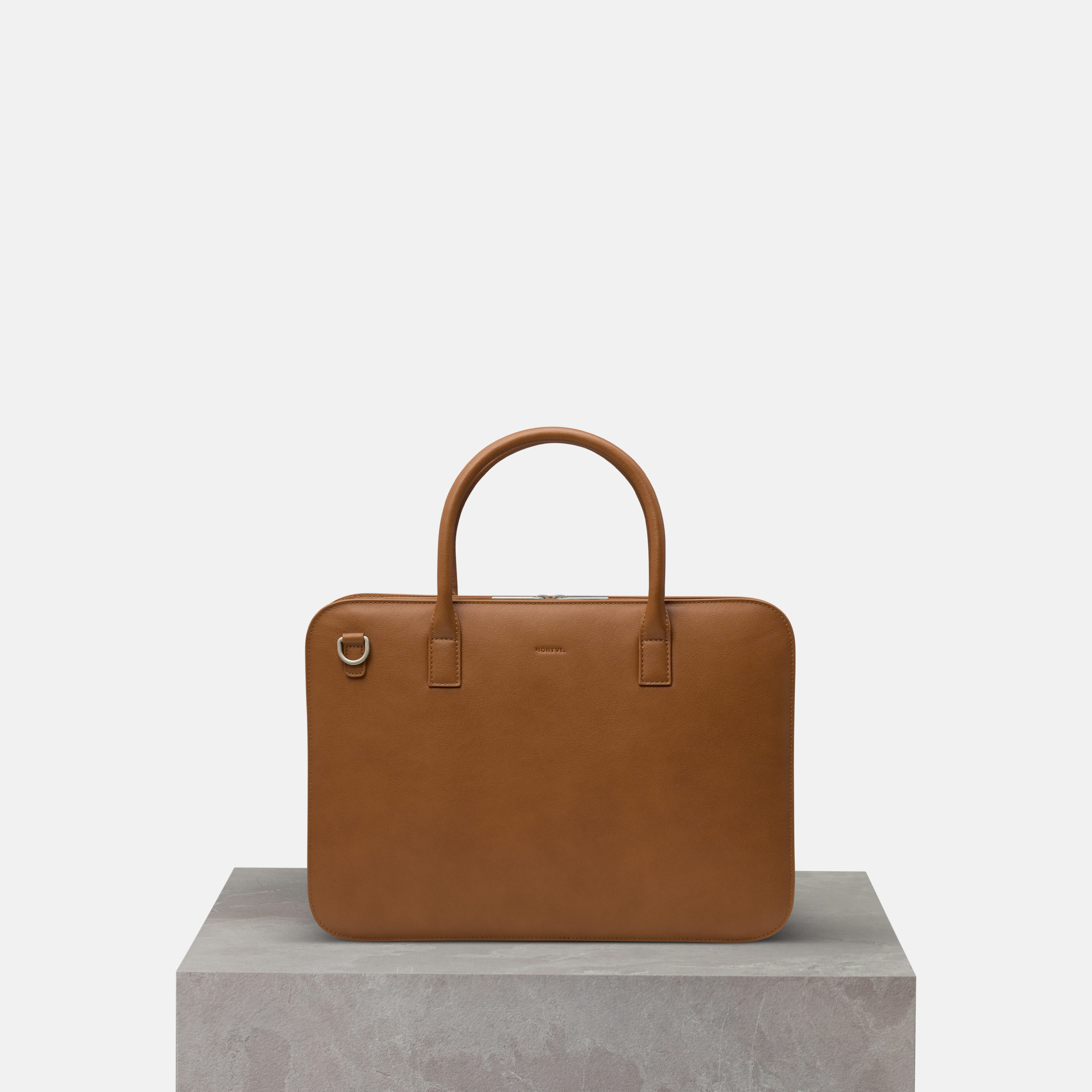 Nortvi - Briefcase - Brown - Premium And Exclusive - 17 Inch Laptop Compartment