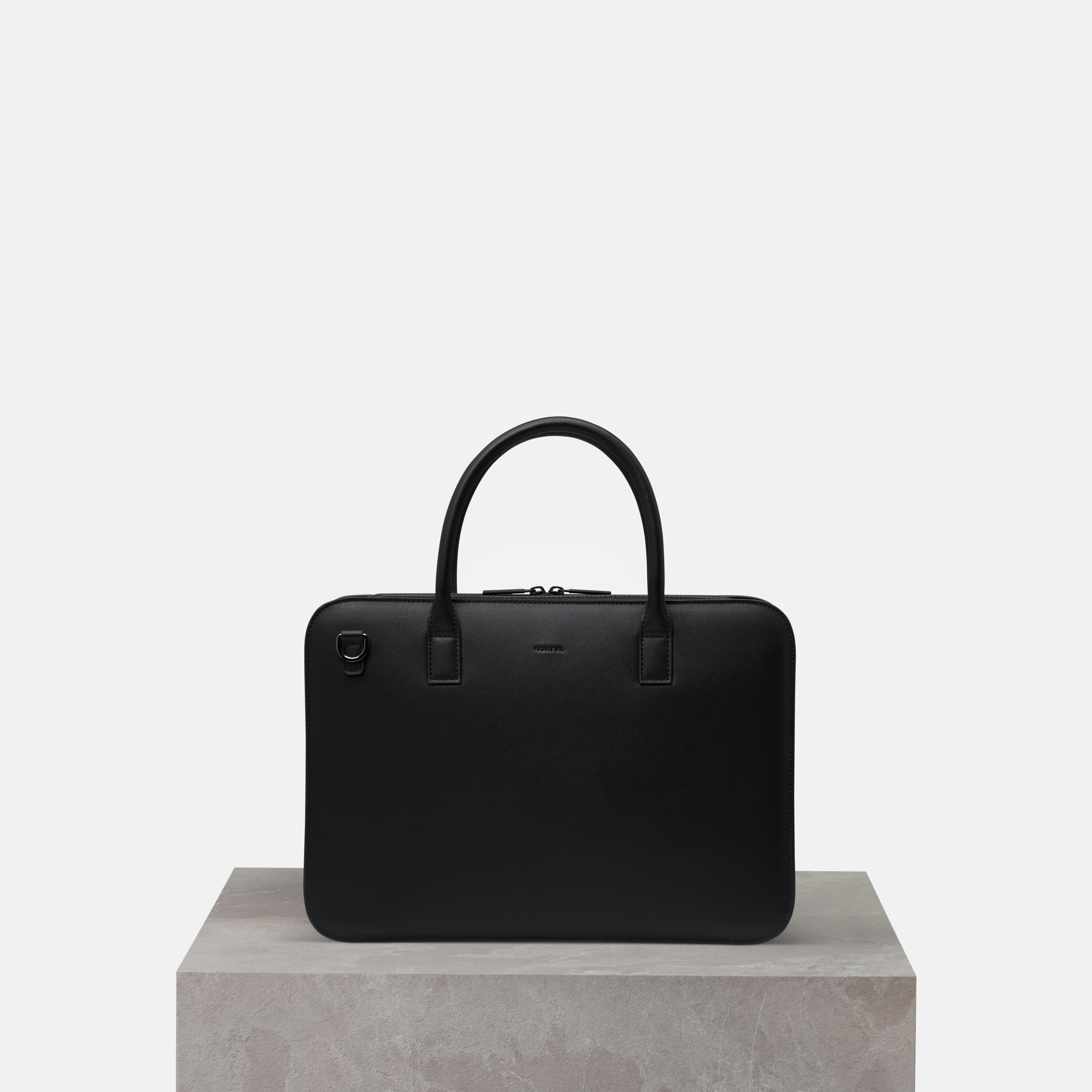Nortvi - Briefcase - Black - Premium And Exclusive - 17 Inch Laptop Compartment